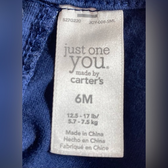 Baby Girl Navy Blue Onesies Dress  | 6 months - Picture 5 of 7